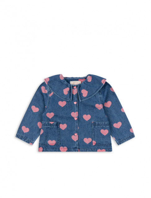 KONGES SLØJD MAGOT DENIM SHIRT COEUR PINK