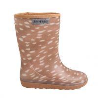 Enfant regenlaarsjes rainboots bambi deer leather brown www.littlelegends.nl