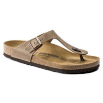 BIRKENSTOCK GIZEH TABACCO BROWN FETTLEDER OILED LEATHER REGULAR