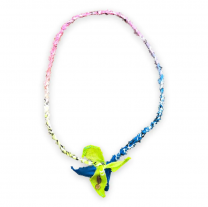 NAVALON & DANTÉ BANDANA KETTING LIME-BLUE-PINK