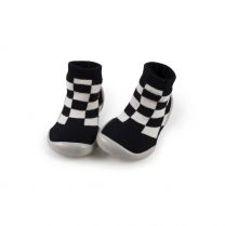 COLLÉGIEN SLOFFEN CHECKERBOARD, comfortabel, ademend, antislipzool, sloffen voor kinderen, www.littlelegends.nl