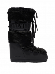 ICON BLACK FAUX-FUR BOOTS