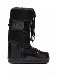 ICON GLANCE BLACK SATIN BOOTS