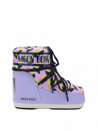 ICON LOW OPTICAL-PRINT LILAC BOOTS