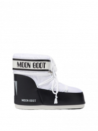 MOON BOOT ICON LOW WHITE NYLON BOOTS