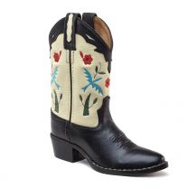 Bootstock Bluebird Black cowboylaarzen zwart www.littlelegends.nl