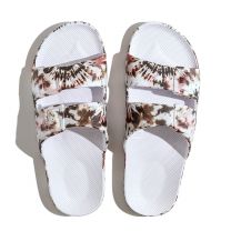 Waterbestendige, milieuvriendelijke Freedom Moses Joplin White slippers