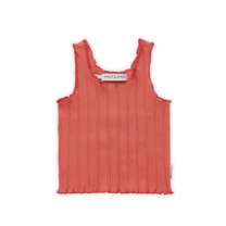 Sproet en Sprout Rib singlet top coral