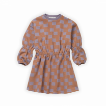 SPROET & SPROUT BALLON JURK BLOCK PRINT comfortabel, warm, lange mouwen www.littlelegends.nl