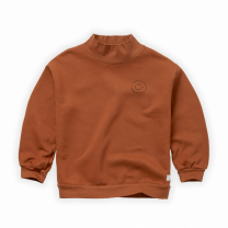 SPROET & SPROUT SWEATSHIRT TURTLENECK SMILEY. warm, zacht, comfortabel. www.littlelegends.nl