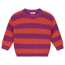 Yuki kidswear stripes knitted sweater lollipop www.littlelegends.nl