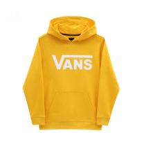 VANS CLASSIC HOODY GOLD, gele trui van vans, classic logo in het wit, warme trui. www.littlelegends.nl